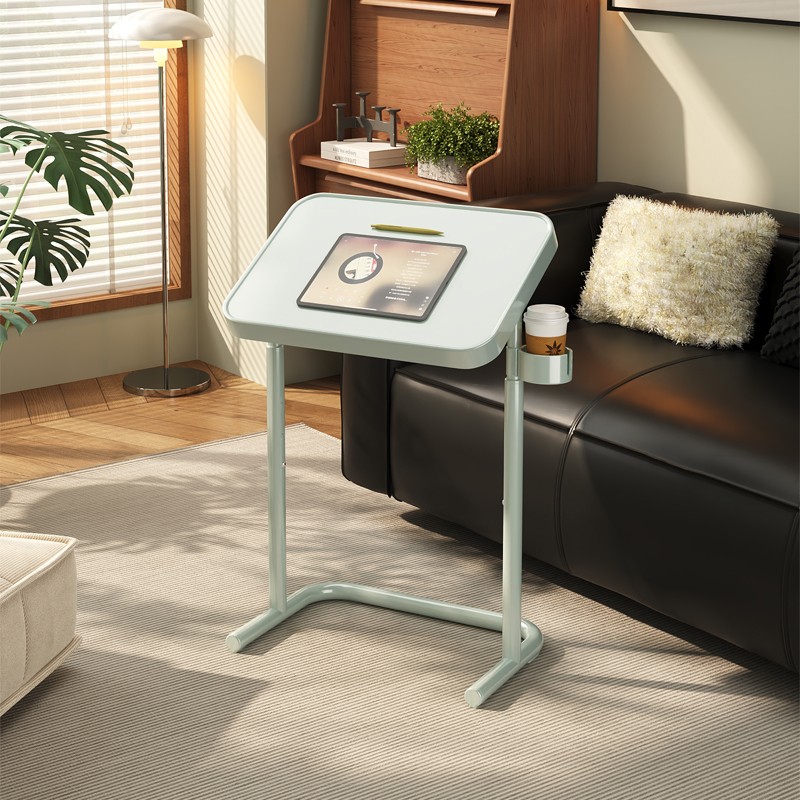 床边桌可移动折叠电脑桌升降书桌宿舍卧室带轮小书桌客厅沙发边几