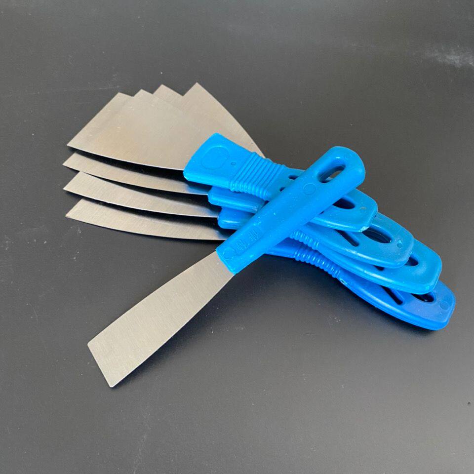 防滑油灰刀加厚刮刀铲刀抹泥刀腻子刀清洁刀塑料柄油漆工小刮泥板