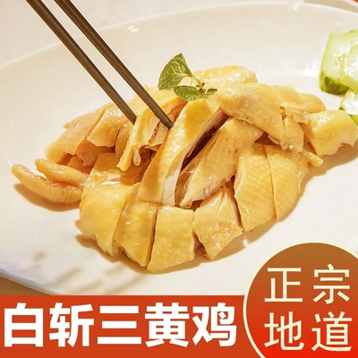 上海白斩鸡三黄鸡新鲜手撕鸡白切鸡即食凉拌菜年货熟食礼盒肉制品