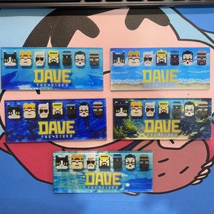 潜水员戴夫周边小红书同款Dave thdir磁吸冰箱贴高颜值亚克力家居