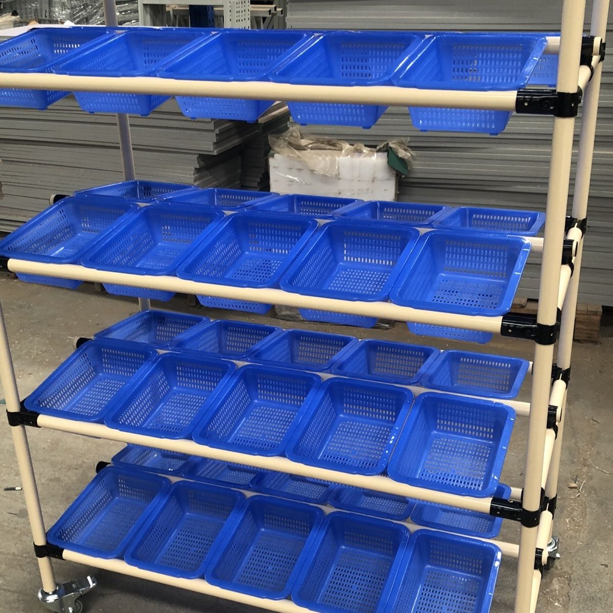 双面电商拣货车仓库分拣车带轮配货车工具车快递拉货车分捡推车