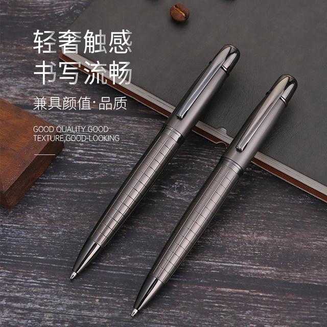 Guoyi/果亦G2金属签字笔商务高档旋转式刻字企业定制礼品笔中性