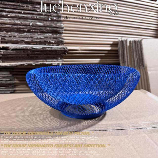 北欧INS风创意手工现代铁艺鸟巢网状收纳盘茶几零食筐果盘,家居饰品,果盘/果篓,淘宝优惠券,粉丝福利购,淘宝优惠卷
