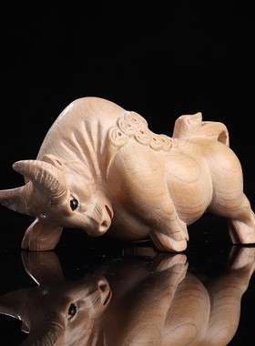 桃木十二生肖大号摆件手把件鼠牛虎兔龙蛇马羊猴鸡狗猪家居工艺品