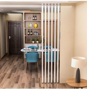 免打孔北欧简约屏风柱子隔断家用入户卫生间洗手台客餐厅玄关装饰