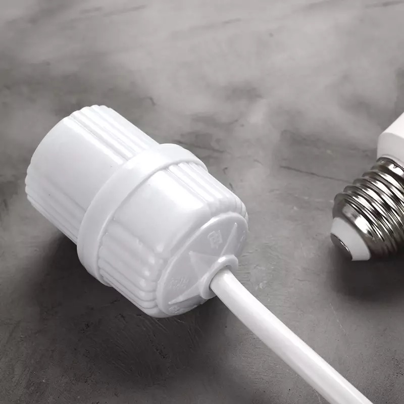 带线灯头灯座灯口延长线E27LED大头螺口灯泡插头悬吊式节能灯灯座