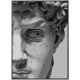 黑白DIY数字油画大尺寸人物大卫抽象巨幅背景壁画手绘玄关油彩画