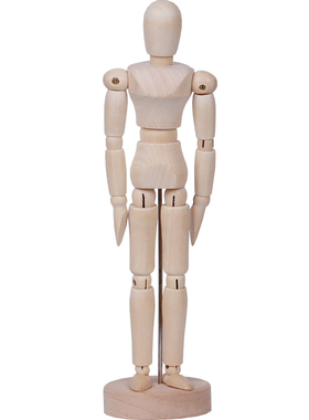 关节人偶素体手办模型diy创意木头人手家居装饰品办公室桌面摆件