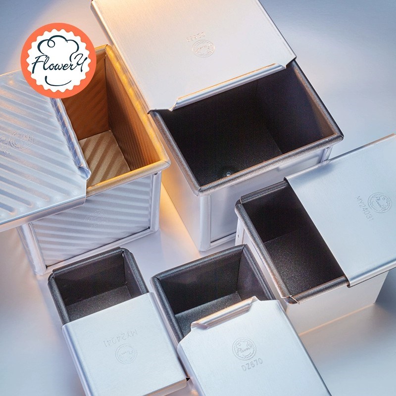 风和日丽吐司模具迷你正方形吐司盒烘焙模具土司盒低糖不粘250克