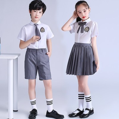 中小学生大合唱表演服儿童诗朗诵演出服装歌咏比赛校服班服毕业照