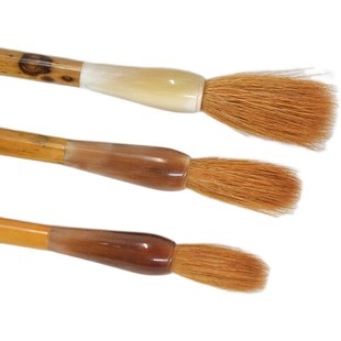 【邹俊制笔】高档纯狼毫毛笔加苘麻吸墨聚锋纯动物毛质不加尼龙毛