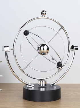 创意银河系永动仪USB插电电池两用学生物理磁性减压玩具桌面摆件