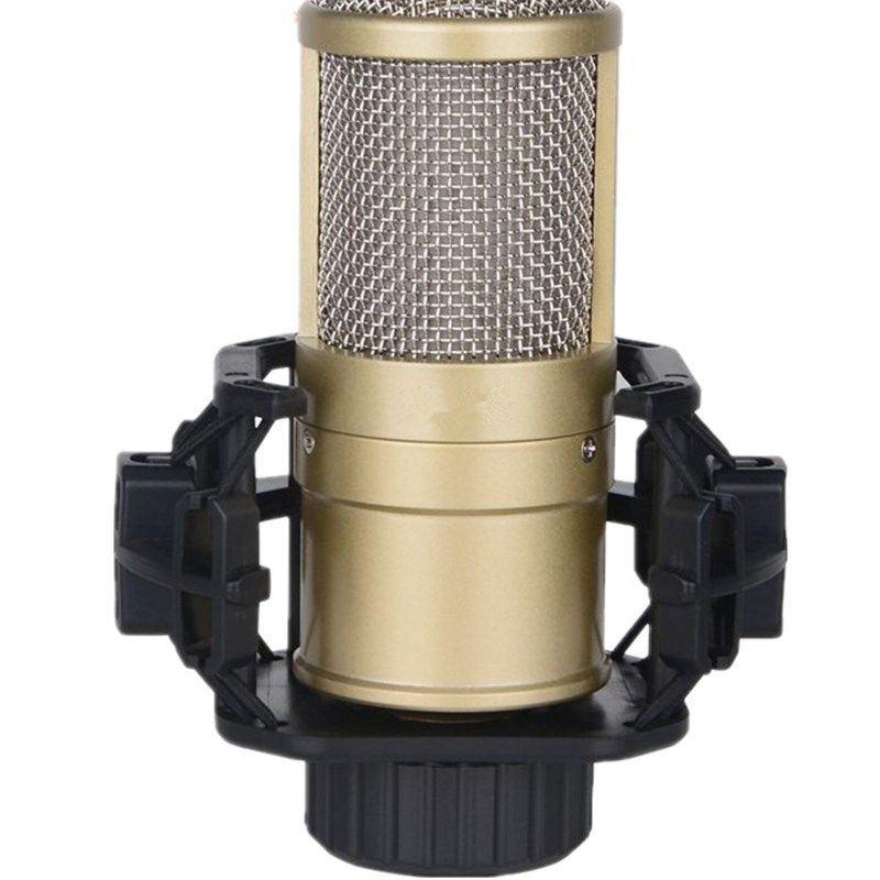 方形话筒防震架at2020麦克风减震架E300手持麦夹子小红莓悬臂支架