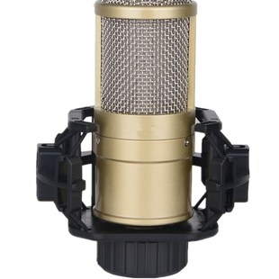 方形话筒防震架at2020麦克风减震架E300手持麦夹子小红莓悬臂支架