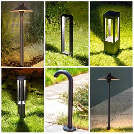 LED草坪灯户外防水简约北欧庭院灯花园景观别墅园林小区公园地灯