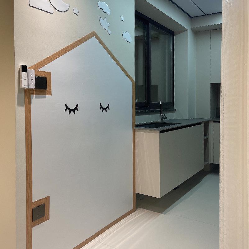 磁酷家用办公磁性软白板办公室投影白板贴宣传栏写字自粘磁性墙贴