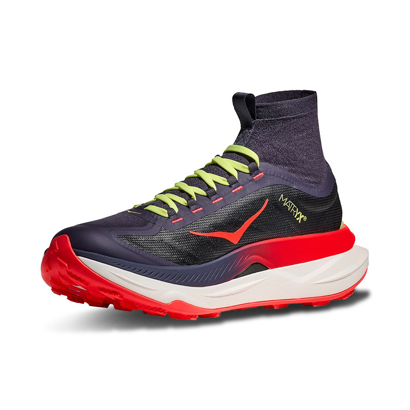 HOKA ONE ONE男钛氪动TECTON X 3户外轻便防滑碳板越野跑鞋