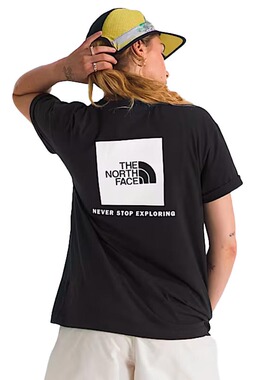 TNF北面女款Evolution Box探索印花潮流休闲宽松短袖T恤NF0A8B6W