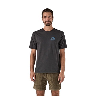 Patagonia巴塔哥尼亚男Applied创意印花休闲有机棉T恤37800