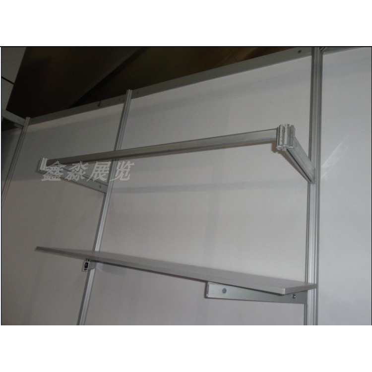 展会参展挂衣架标准展位衣架八棱柱衣架展览挂服饰架挂布匹架