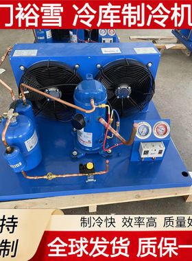 Condensing Unit 5.5HP风冷低温冷库设备制冷机组制冷压缩机