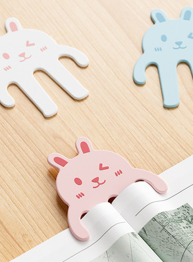 卡通可爱书册夹学生阅读平摊分页夹钢琴谱乐谱固定书本夹