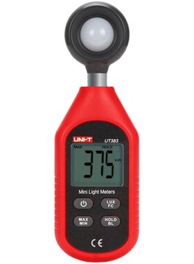 优利德照度计测光仪数字式色温光谱测试仪亮度表UT383BT/UT383