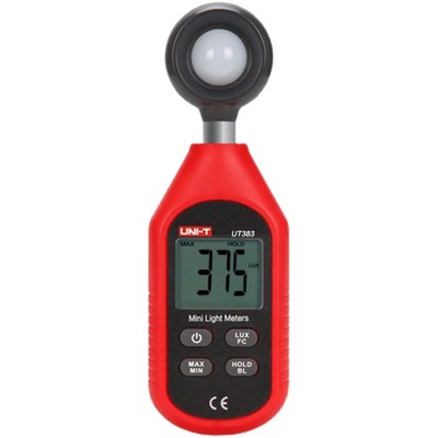 优利德照度计测光仪数字式色温光谱测试仪亮度表UT383BT/UT383