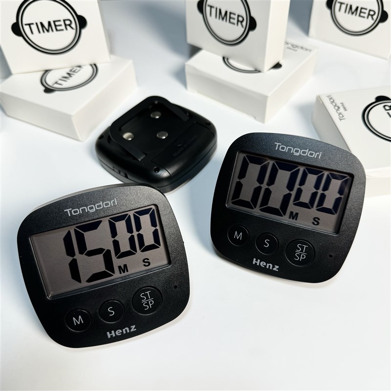磁吸定时器桌面计时器厨房烘焙学习专用提醒器简约便携时间倒计时