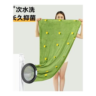 大人女珊瑚绒儿童家用毛巾不掉毛可裹 浴巾比纯棉全棉吸水2024新款