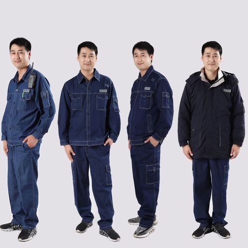 国家电网电业局工作服春夏套装牛仔纯棉长袖耐磨定制电工服包邮