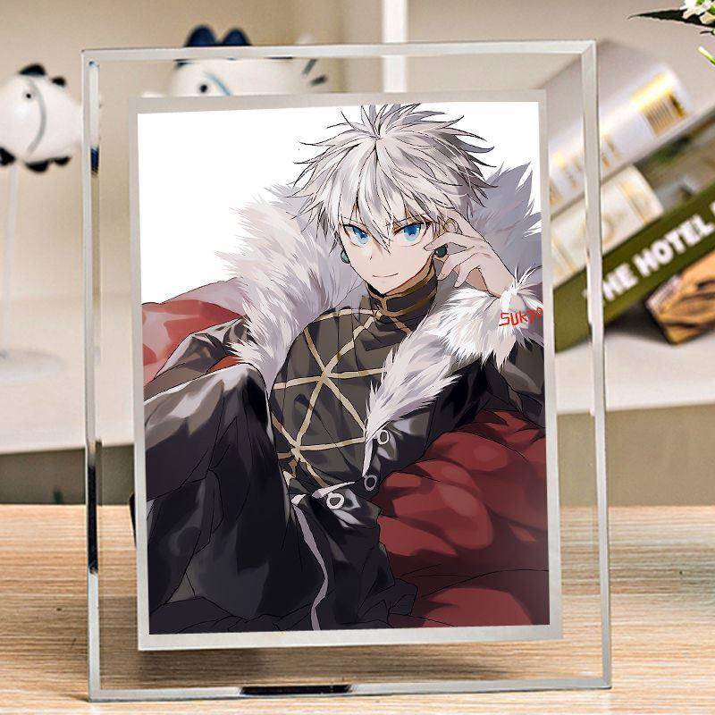 全职猎人定制相框照片小杰奇犽礼物卧室宿舍二次元办公室摆台