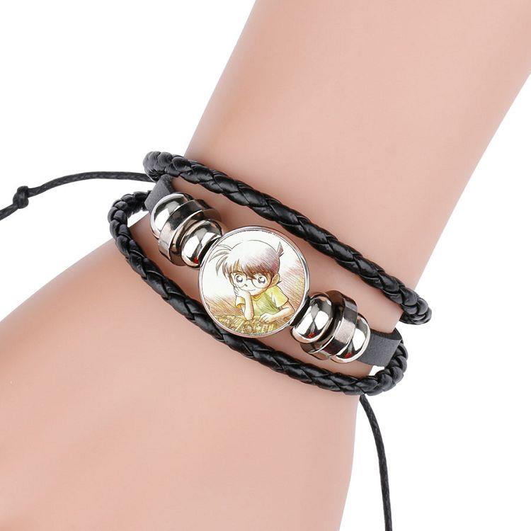 动漫名侦探柯南周边手链手环工藤新一怪盗基德二次元同款情侣礼物