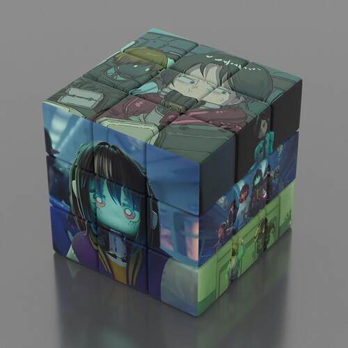 银河特急银河地铁三阶拼图魔方同人周边学生益智创意玩具解压礼物