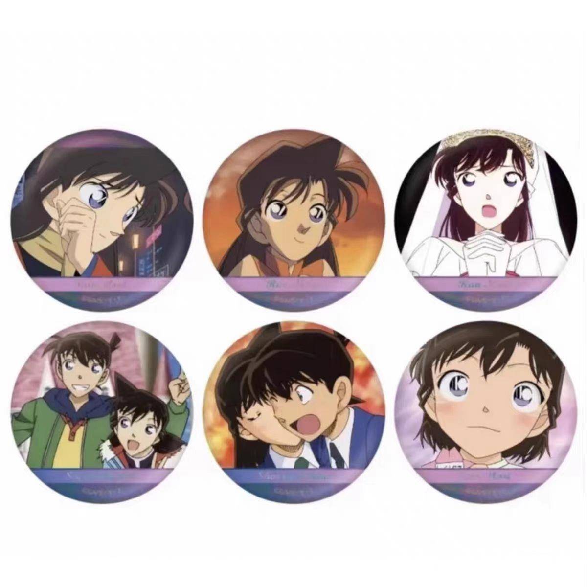 【现货】名侦探柯南周边系列毛利兰个人池一弹世纪之吻公主兰吧唧