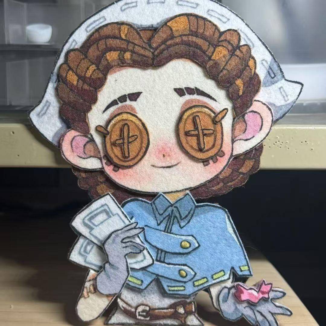 新款小红书第五人格游戏同人周边医生不织布高颜值挂件包挂饰钥匙