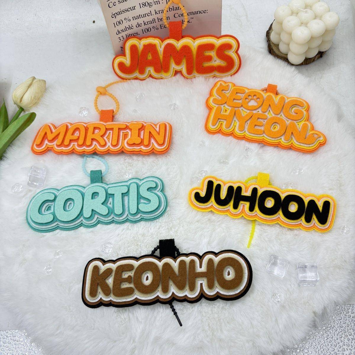 cortis挂件CORTIS男团不织布背包挂件赵雨凡金主训马丁严成玹安乾