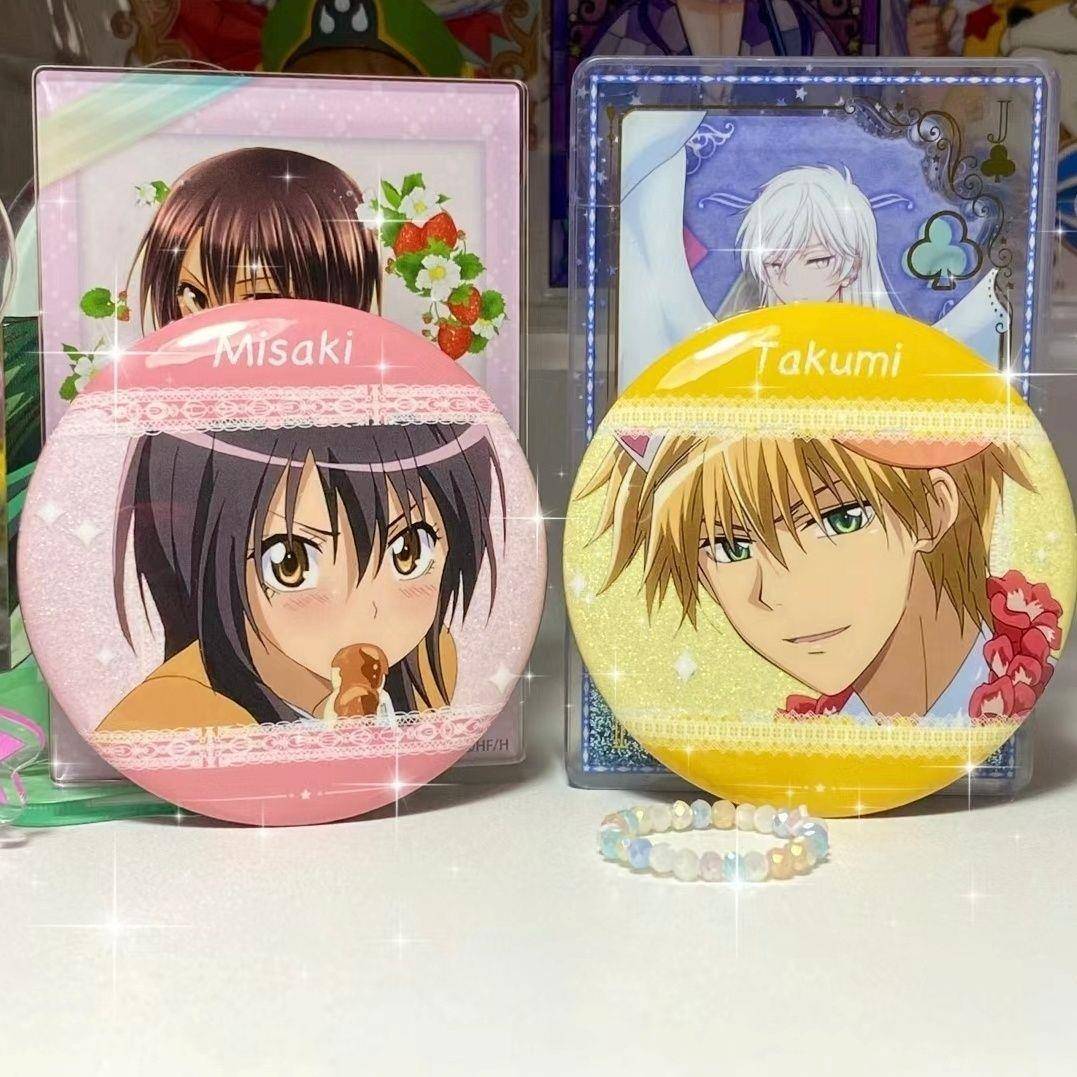 小红书爆款会长是女仆大人动漫同人吧唧徽章高颜值背包挂饰送闺蜜