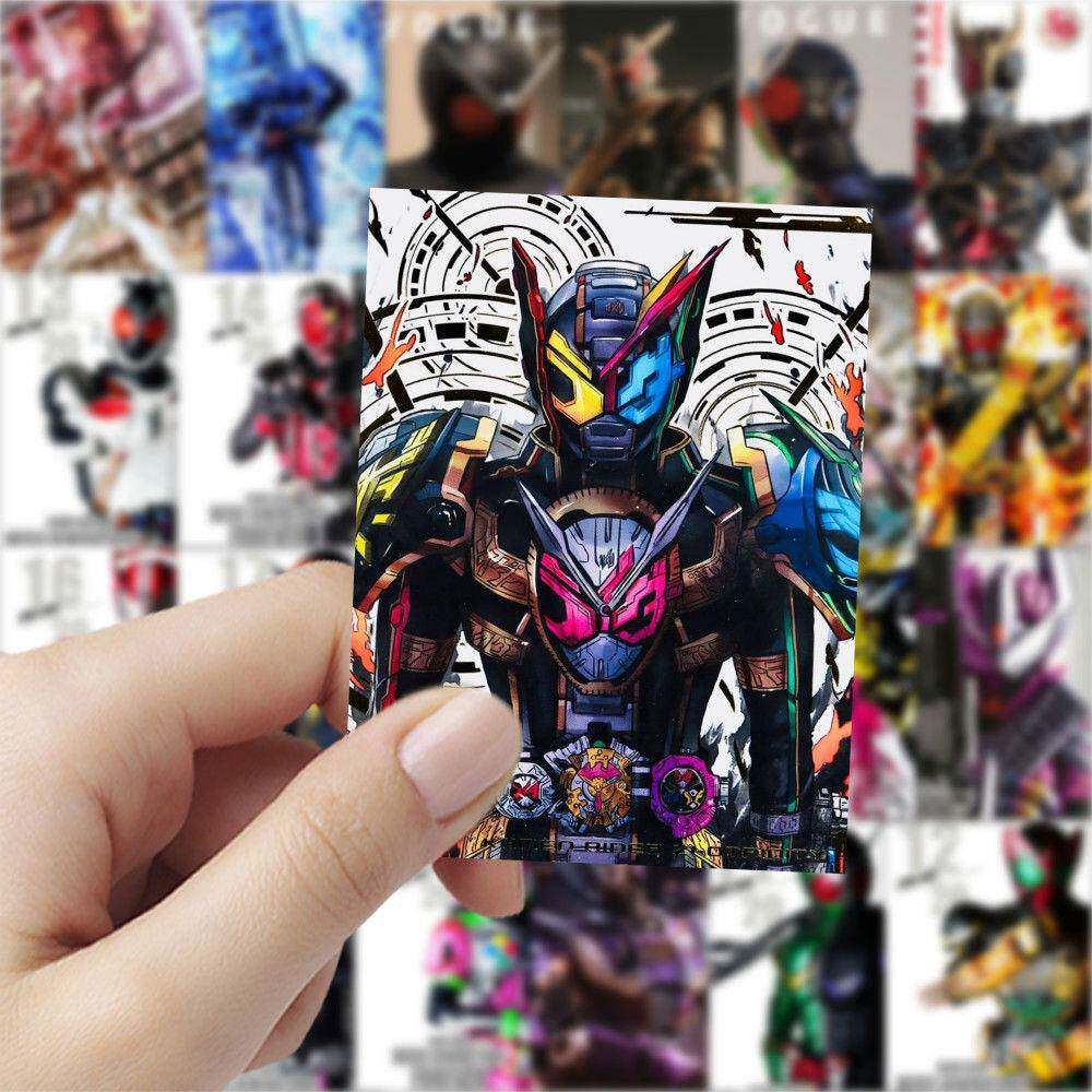240张假面骑士壁纸贴纸二次元卡通手绘帅气装饰diy笔记本手账贴画