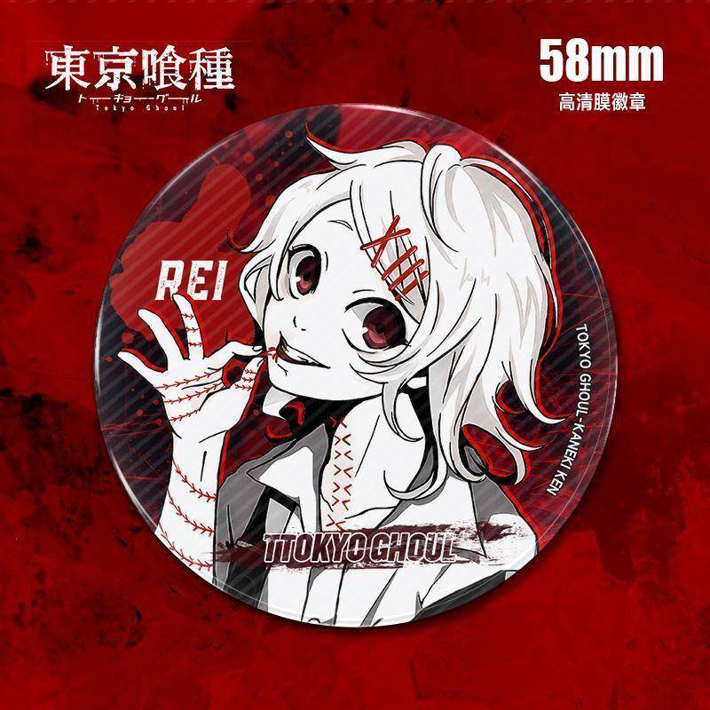 东京食尸鬼周边谷子徽章 铃屋什造金木研 同人痛包吧唧胸针礼物