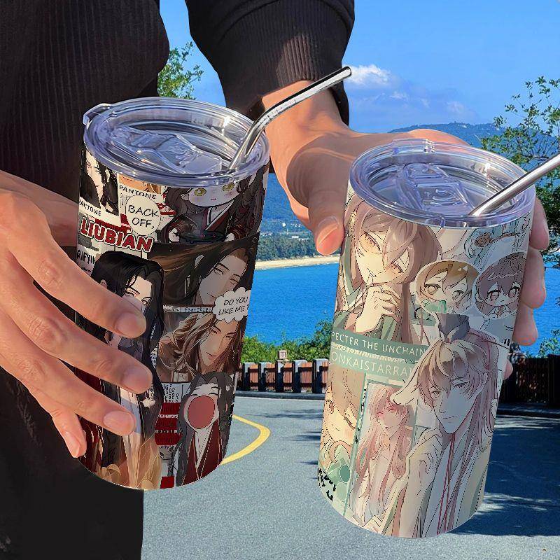 代号鸢周边保温杯带吸管随手杯咖啡杯ins高颜值便携学生水杯