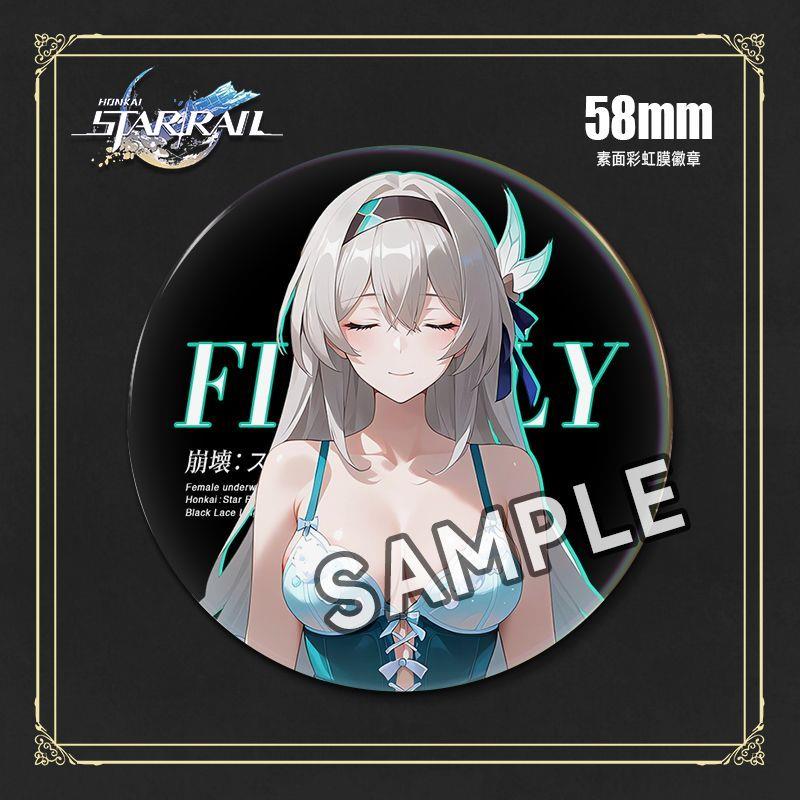 崩坏星穹铁道周边谷子徽章 流萤女友系列 痛包吧唧挂件礼品