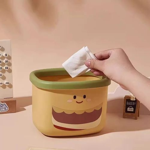 桌面垃圾桶卡通高颜值超萌