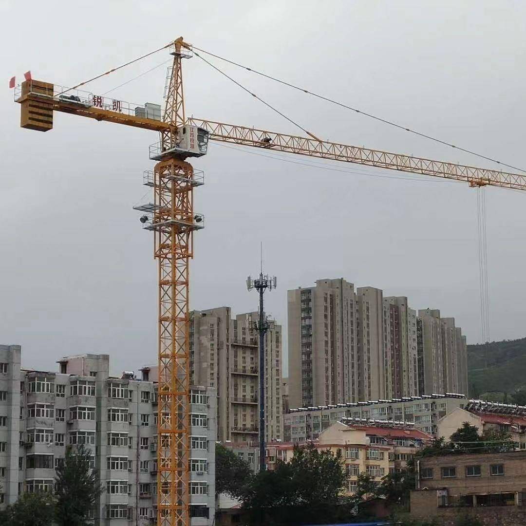 塔式起重机QTZ系列平头尖头式塔机建筑施工专用塔式起重机塔吊