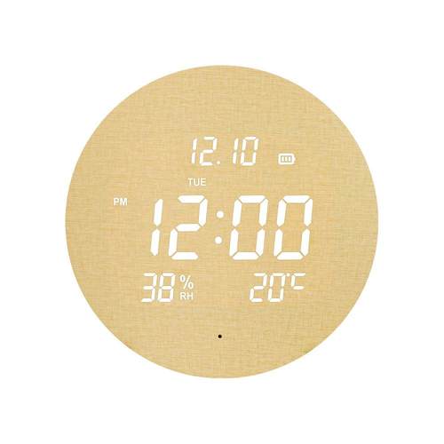 LED挂钟创意钟表客厅家用卧室静音时钟北欧风格时尚墙钟12寸时钟