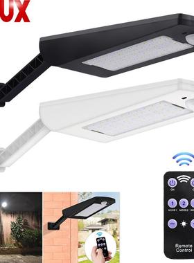 直销太阳能路灯人体感应太阳能遥控壁灯66LED太阳能壁灯