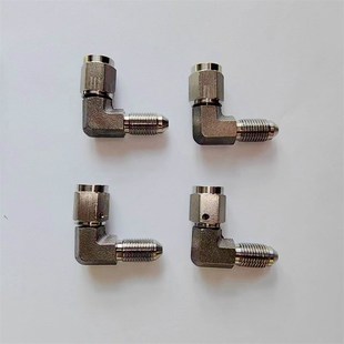 AN3不锈钢刹车接头10.2mm鱼眼m10 1.0钢吼三通四氟PU刹车管