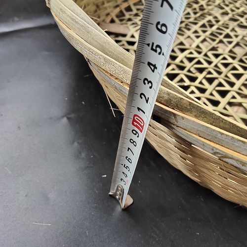 竹编晾晒筛子大孔晒鱼干肉簸箕豆腐结实漏油菜籽米筛农村稻谷篮子