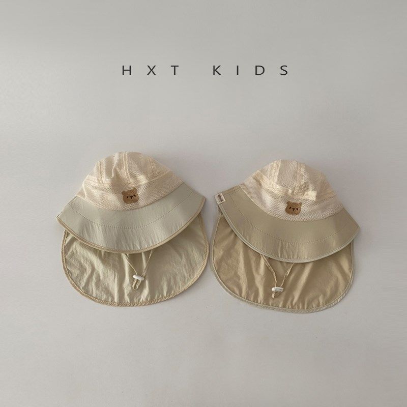 儿童网面夏凉帽透气大帽檐披肩防晒帽夏天婴儿宝宝出游遮阳帽子潮,童装/婴儿装/亲子装,帽子,淘宝优惠券,粉丝福利购,淘宝优惠卷