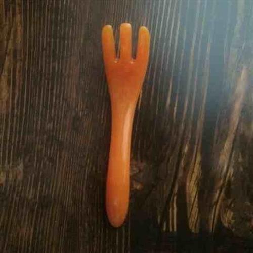 美容院蜜蜡头疗叉三叉梳头部按摩梳经络点穴棒个人头部按摩包邮